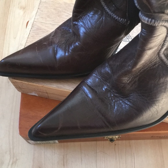 Les Copains leather boots - Picture 8 of 8